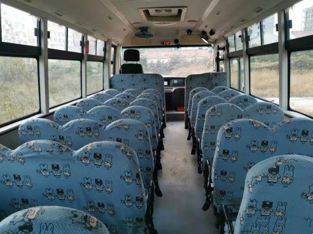Used School Bus Dongfeng EQ6750 To-Yota Coaster 2018 30 Seater Bus Coach Bus Used 44 Seats