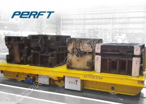Wholesale 40 ton Heavy duty electric rail transfer cart rail guided die and mold vehicle from china suppliers