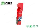 Custom Color Printed Recyclable Cardboard Floor Displays For Supermarket