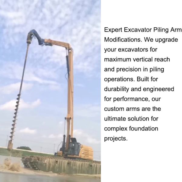 High-Performance Excavator Piling Arm (Pile Boom)