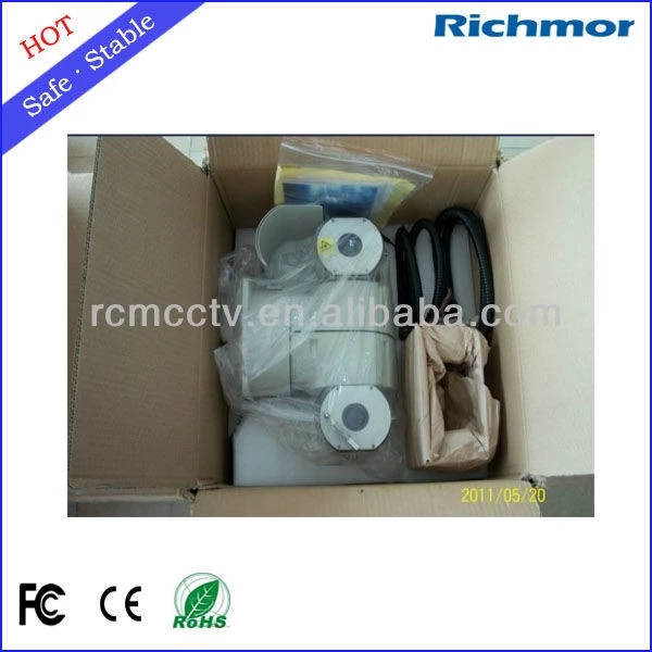Outdoor Waterproof High Speed Rotate Car Thermal Camera With 4 Channel PTZ Controller