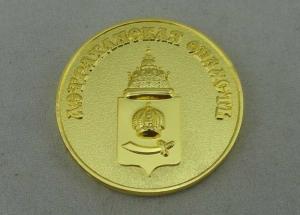Wholesale Russia Souvenir Badges Zinc Alloy Die Casting 3D Pin Badge Gold Plating from china suppliers