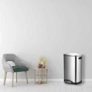 Wholesale Stainless Steel Anti Corrosion 50 Liter Trash Can from china suppliers