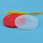 83mm Flat Paper LDPE Cylinder Tube PE Plastic Lids