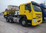 Durable Howo Tractor Head Truck , 40 Tons 10 Wheel 371hp Prime Mover Truck