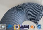 Flexible PVC Coated Fiberglass Fabric Air Duct , PVC Fiber Glass Hose