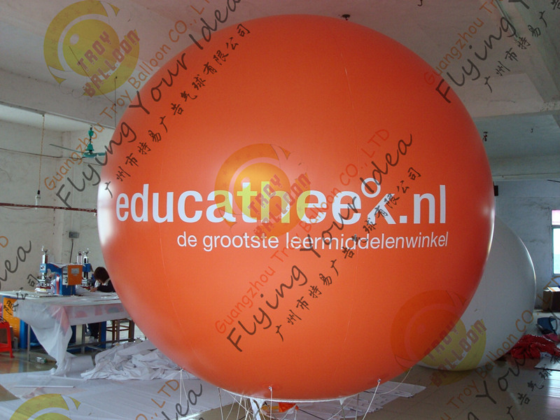 2.5m Thickness PVC Large Inflatable Balloons Fire Resistance For Outdoor Decorations