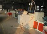 PVC Twin Screw Extruder , 16mm - 800mm Pipe Extruder Machine
