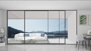 Wholesale Bridge Breaking Intelligent Lifting Full View Sliding Window from china suppliers