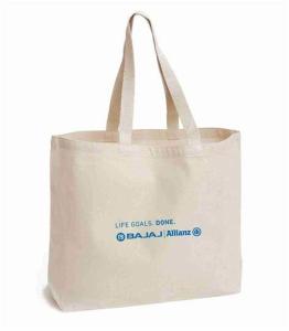 Natural Plain Gusset Canvas Tote Bag Shopping Bulk Custom Printing
