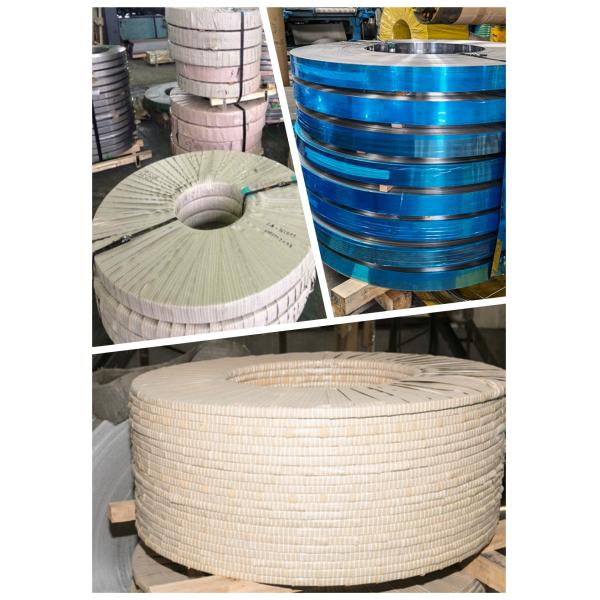 Slit Edge Stainless Steel Strip Band 201 301 316 304 1500mm 3 / 4 Hard