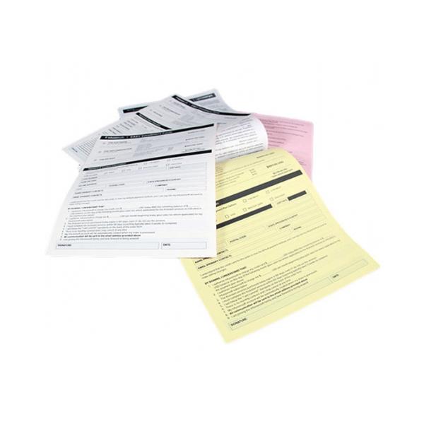 Ncr 48 to 100gsm Carbonless Copy Paper in sheets in rolls White CB Colored CFB CF