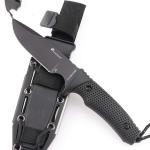 Black Sharp Stainless Steel Machete Fireproof Explorer Machete