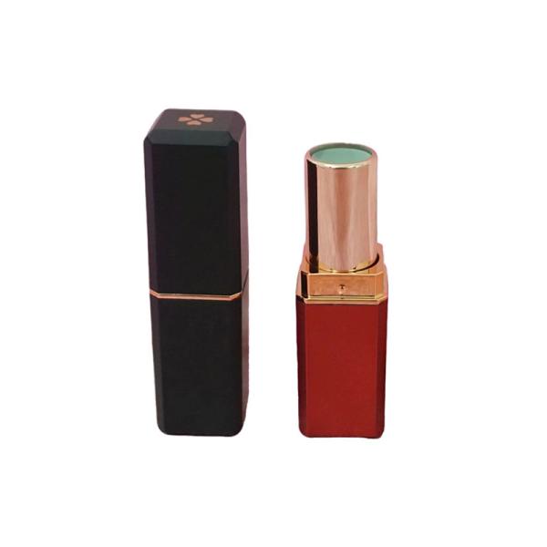Empty Lips Lipstick Tube Screw Closure Plastic Lip Balm Tube For Cosmetic
