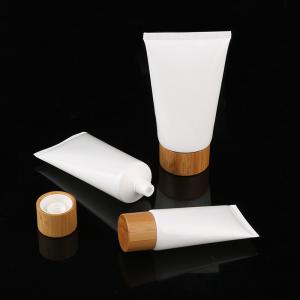 Wholesale Screw Bamboo Lid 120g 150g Lotion Tube Containers from china suppliers