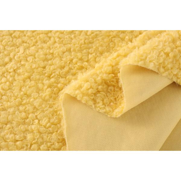Recycled Soft 100 Polyester Knitted Whole Sherpa Fleece Curly Fleece Plush Fabrics for Clothing Home Blankets Shoes