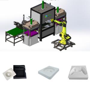 Wholesale Industrial Sugarcane Pulp Making Machine Pulp Tray Forming Machine from china suppliers
