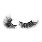 Natural Black Fluffy 25mm Mink Lashes , 5D Handmade Mink Lashes