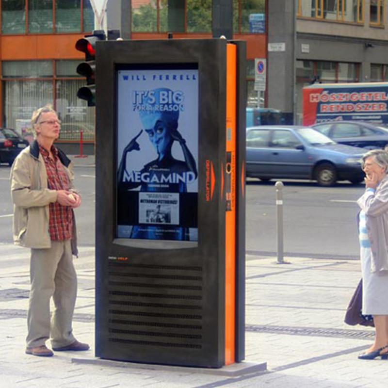 Outdoor LCD digital display poster publicity integrated touch screen advertising machine