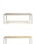 Customized Designs Luxury Patio Furniture Set Solid Wood Dinning Table with Teak