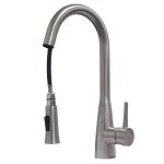Lead Free Steel 304/316 Material Modern Commercial Pull Out Black Flexible Hose