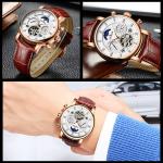 KINYUED Custom Logo Men Watch Automatic Mechanical Wrist Watch Chinese