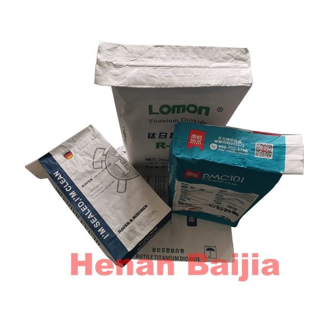 Dry Mortar Cement Multiwall Kraft Paper Valve Bag 20kg 25kg 50kg