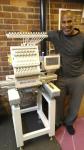 HO1501 best sell one head second hand embroidery machine similar to tajima