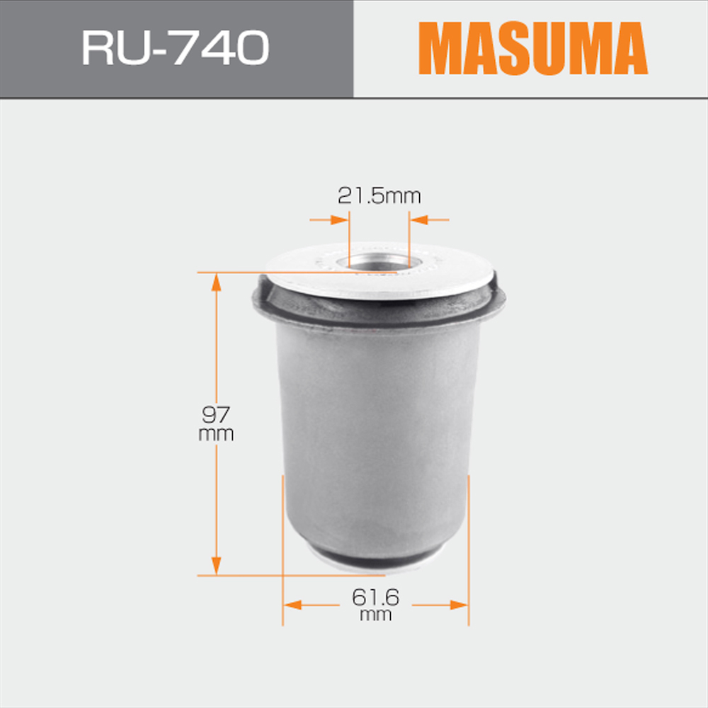 RU-740 MASUMA Auto Mounting Bush Cabin Suspension for Japanese Car Toyota Dyna KDY220