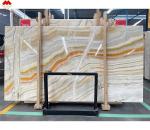 Translucent Rainbow Onyx Stone for Villa Background CNF Polished Red Dragon Onyx