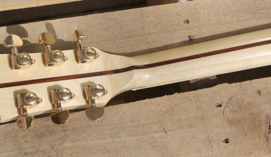 2018 New Chibson G200 acoustic guitar flame maple natrual GB G200 electric acoustic guitar
