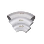 Polishing V Profile Press Fittings DN15-DN108 45 Degree Steel Elbow