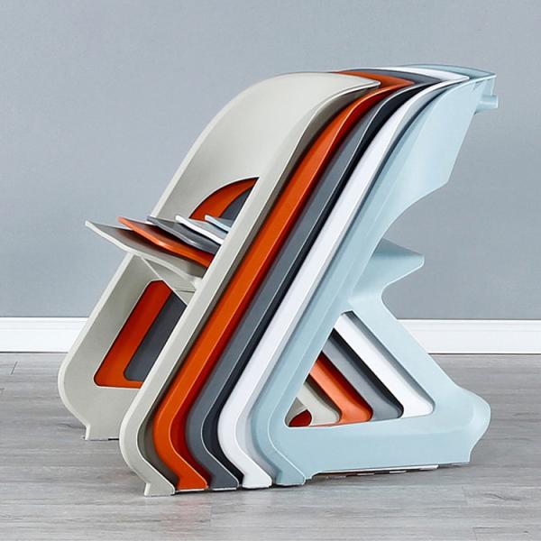 Simple Modern Stackable Plastic Cafe Chairs for Nordic Morden Outdoor Leisure Balcony