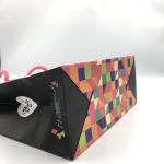 250gram PMS Promotional Cosmetic Shopping Bags Art Paper Pink For Mothers Day