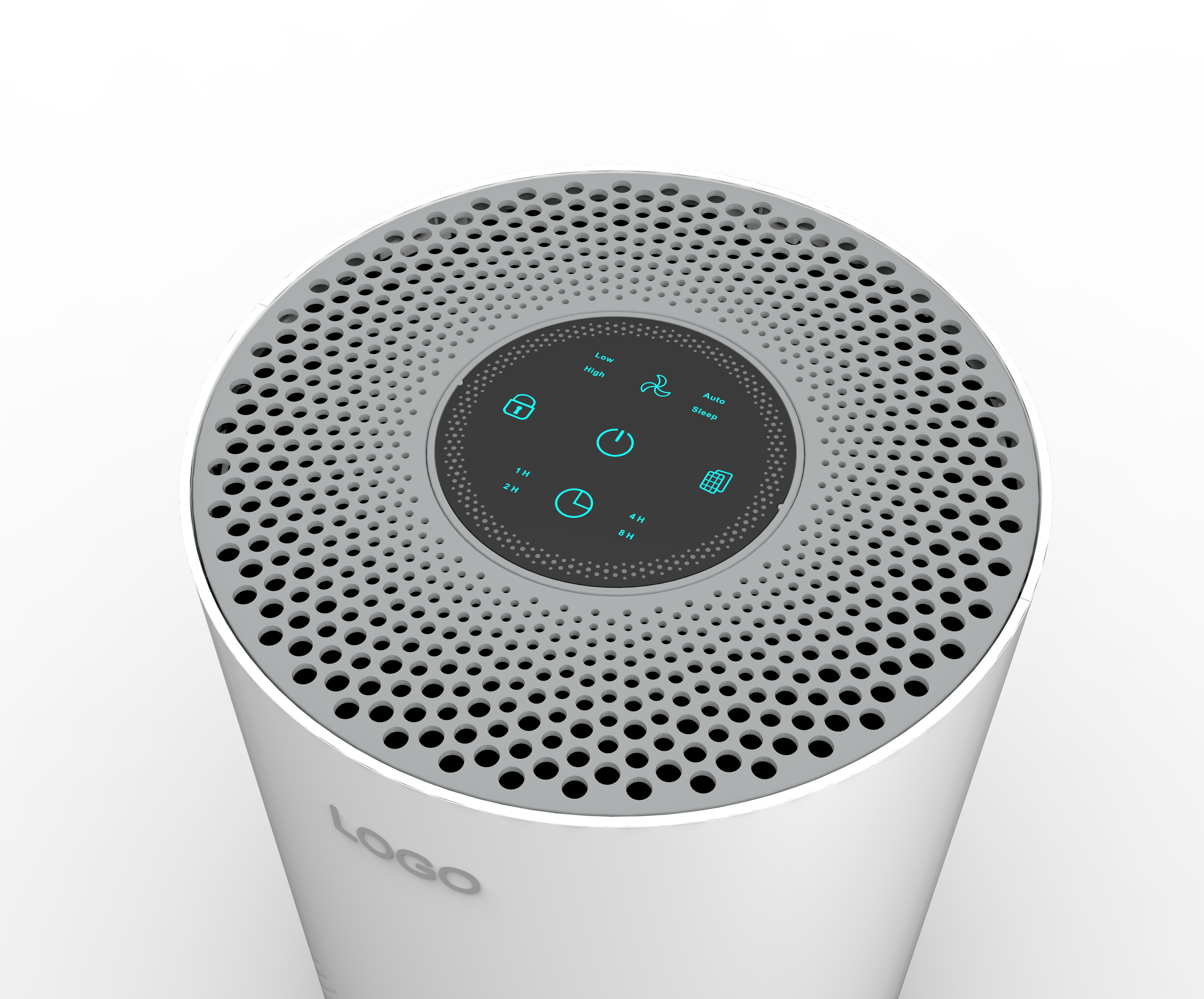 Home Desktop Hepa Air Purifier Tower Shape 120m3/H EPI130