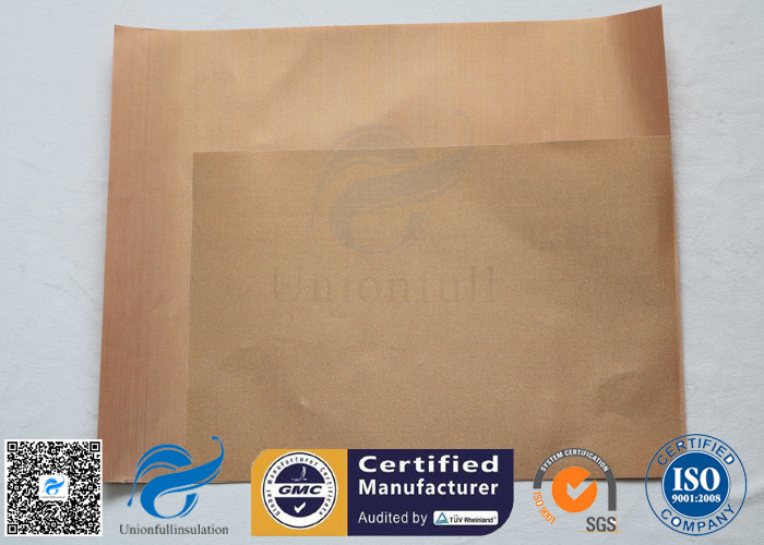 Non Stick Copper PTFE Coated Fiberglass Fabric PTFE BBQ Silicone Mat Food Grade