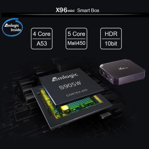 Wholesale X96mini Full HD 1080p Neflix Smart Neflix TV Box 2GB 8gb 16GB 4GB 32GB 4K 8K from china suppliers