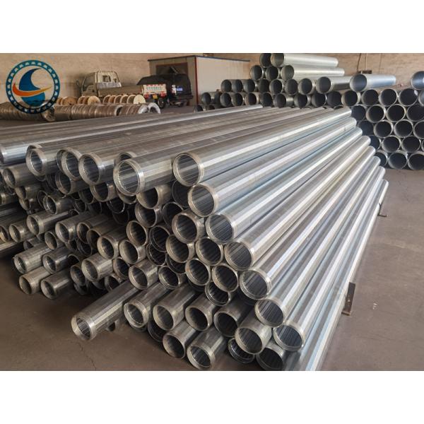 6-5/8" Low Carbon Galvanized Wedge Wire Screen Filter For Sand Control