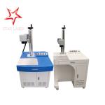 Stainless Steel Fiber Laser Engraver , USB Flash Drive Fiber Marking Machine