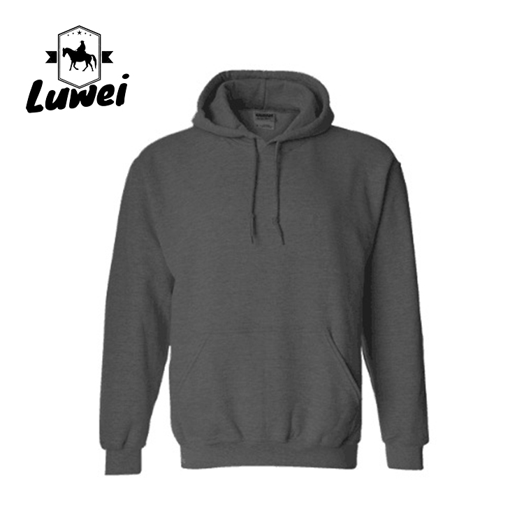 Warm Cotton Crew Neck 280g Custom 50% Cotton Drawstring Sweatshirt Men Felpa Bluza Plus Size Pullover Hoodies