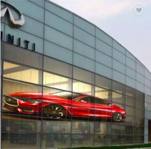 Wholesale P2.8 P3.91 Ice Curtain Glass Video Wall Panel Clear Window Shop Advertising from china suppliers