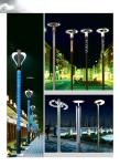 Residential Roadway Lighting Poles Round Tapered Steel Light Pole 10 Ft 13 Ft