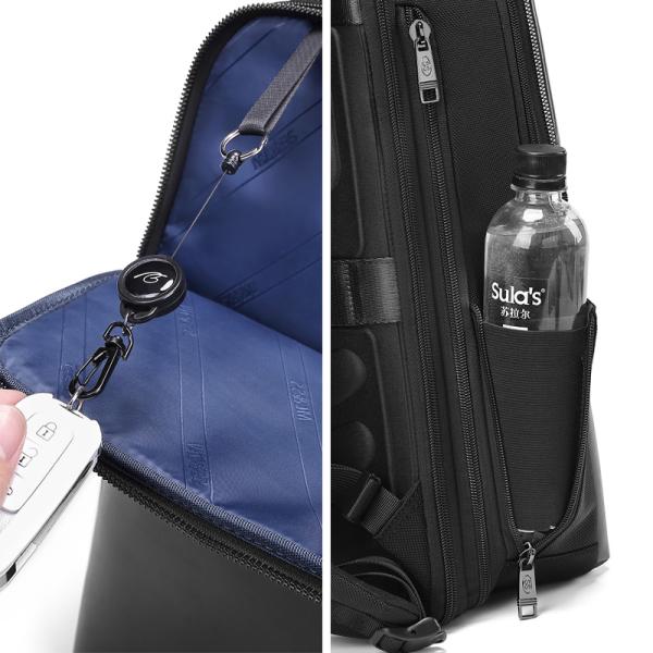 Customizable 20-39Litre Waterproof Business Backpack Zipper Closure Type