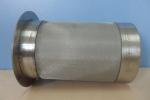 3m/Min Metal Filter Cartridge , Heatproof Sintered Metal Filter Elements