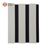 Elegant Wood Slat Acoustic Panels With Wood Grain Texture For Living Room
