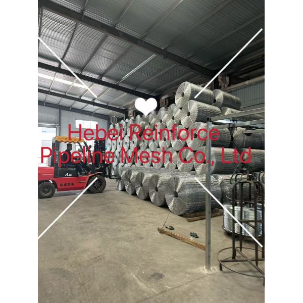 Durability Galvanized Wire Pipeline Reinforced Mesh RFSM-N Six Lines