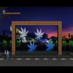 indoor or outdoor digital water curtain fountain