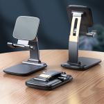 ABS Zinc Alloy Silicone Desktop Phone Stands Foldable Adjustable