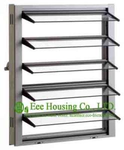 Wholesale Hurricane-proof Aluminum Glass Louvered windows With Removable Screen,Jalousie louvre from china suppliers
