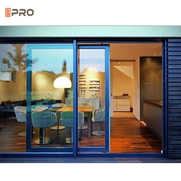 Aluminum Balcony Accordion Sliding Door Hurricane Proof Interior Alloy Lowe